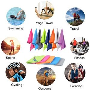 Camping Golf Fpxnb Cooling Towel for Neck and Face - Ice Towel Hiking Yoga 40 x 12 Gym Running Workout Travel Fitness Soft Breathable Chilly Towel for Sports Microfiber Towel 